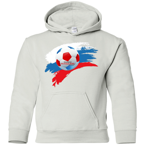 Fifa World Cup Russia 2018 Youth Hoodie White / YS Sweatshirts - LiteBoy Store