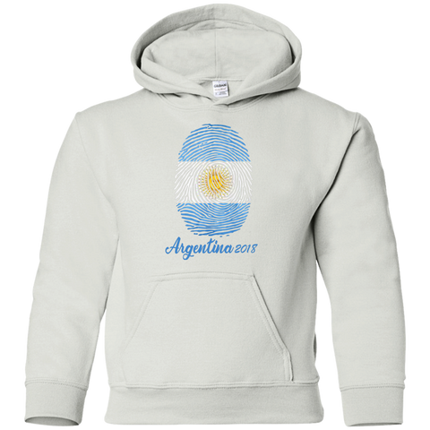 WORLD CUP - ARGENTINA 2018 Youth Hoodie White / YS Sweatshirts - LiteBoy Store