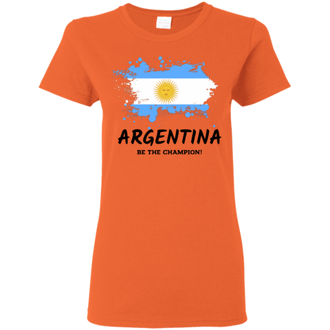 Fifa World Cup 2018 Argentina Women's T-Shirt Orange / S T-Shirts - LiteBoy Store
