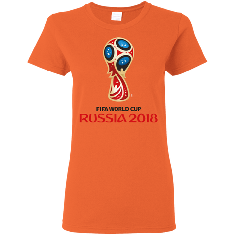 Fifa World Cup Russia 2018 Women's T-Shirt Orange / S T-Shirts - LiteBoy Store