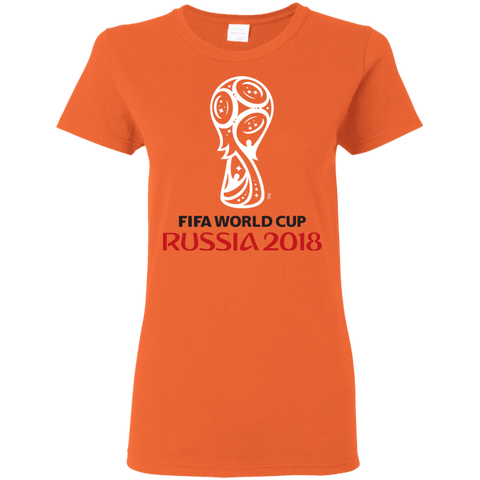 Russia World Cup 2018 Women's T-Shirt Orange / S T-Shirts - LiteBoy Store