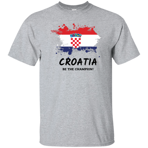 Fifa World Cup 2018 Croatia Youth T-Shirt Sport Grey / YXS T-Shirts - LiteBoy Store