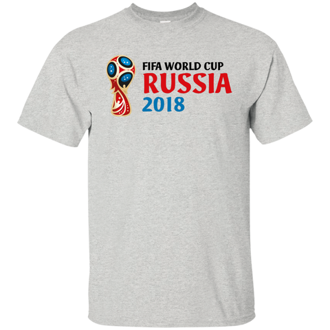 Fifa World Cup Russia 2018 Youth T-Shirt Ash / YXS T-Shirts - LiteBoy Store