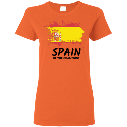Fifa World Cup 2018 Spain Women's T-Shirt Orange / S T-Shirts - LiteBoy Store