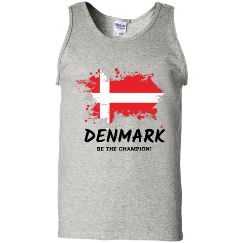 Fifa World Cup 2018 Denmark Tank Top Ash / S T-Shirts - LiteBoy Store