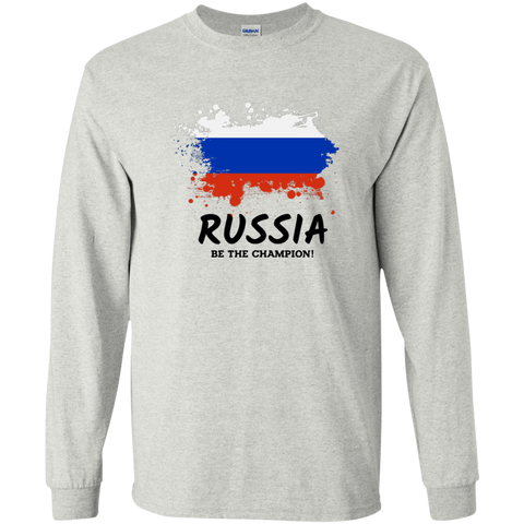 Fifa World Cup 2018 Russia Youth Long T-Shirt Ash / YS T-Shirts - LiteBoy Store