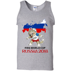 Russia World Cup 2018 Mascot Zabivaka Tank Top T-Shirts - LiteBoy Store