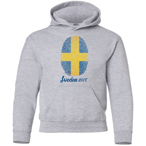 WORLD CUP - SWEDEN 2018 Youth Hoodie Sport Grey / YS Sweatshirts - LiteBoy Store