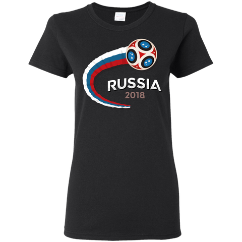 Fifa World Cup 2018 Women's T-Shirt Black / S T-Shirts - LiteBoy Store