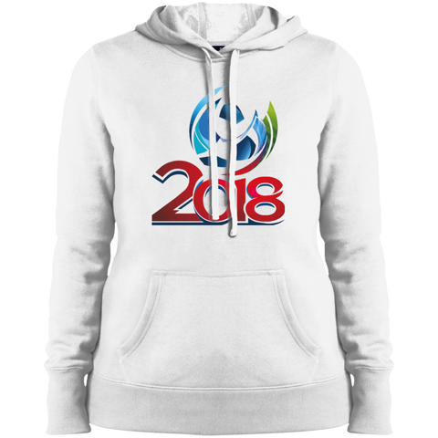 Fifa World Cup Russia 2018 Ladies' Hooded White / X-Small Sweatshirts - LiteBoy Store