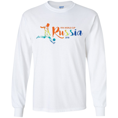 Fifa World Cup 2018 Russia Youth Long T-Shirt White / YS T-Shirts - LiteBoy Store