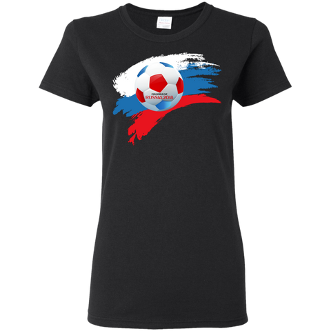 Fifa World Cup Russia 2018 Women's T-Shirt Black / S T-Shirts - LiteBoy Store
