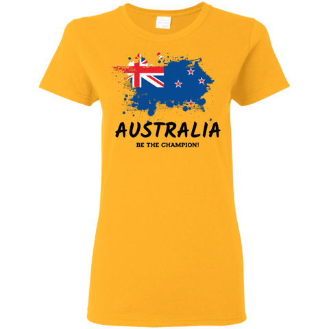 Fifa World Cup 2018 Australia Women's T-Shirt Gold / S T-Shirts - LiteBoy Store