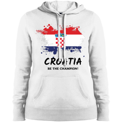 Fifa World Cup 2018 Croatia Ladies' Hooded Sweatshirts - LiteBoy Store