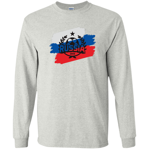 World Cup Russia 2018 Youth Long T-Shirt Ash / YS T-Shirts - LiteBoy Store