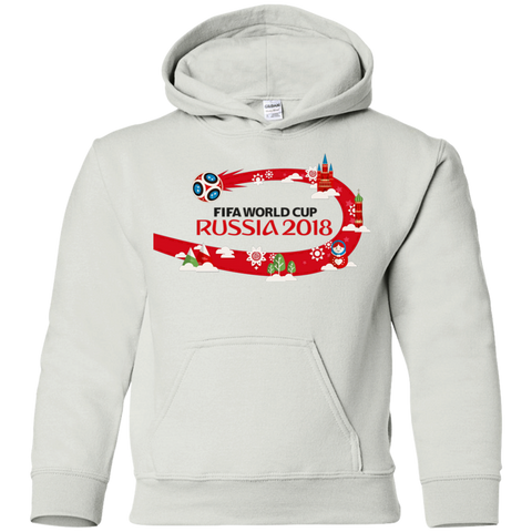 World Cup Russia 2018 Youth Hoodie White / YS Sweatshirts - LiteBoy Store