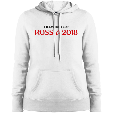 Fifa World Cup Russia Ladies' Hooded White / X-Small Sweatshirts - LiteBoy Store
