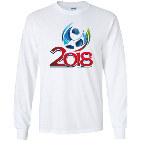 Fifa World Cup Russia 2018 Long T-Shirt White / S T-Shirts - LiteBoy Store