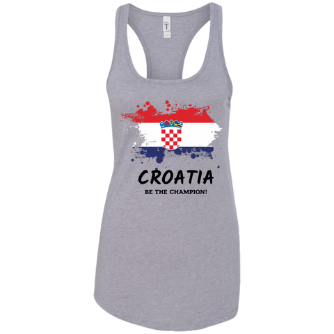Fifa World Cup 2018 Croatia Racerback Tank Heather Grey / X-Small T-Shirts - LiteBoy Store