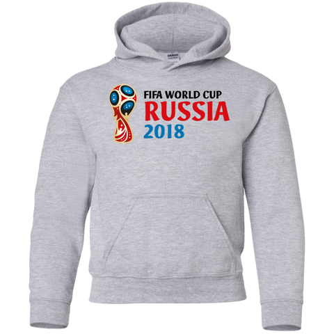 Fifa World Cup Russia 2018 Youth Hoodie Sport Grey / YS Sweatshirts - LiteBoy Store