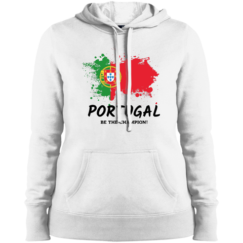 Fifa World Cup 2018 Portugal Ladies' Hooded White / X-Small Sweatshirts - LiteBoy Store