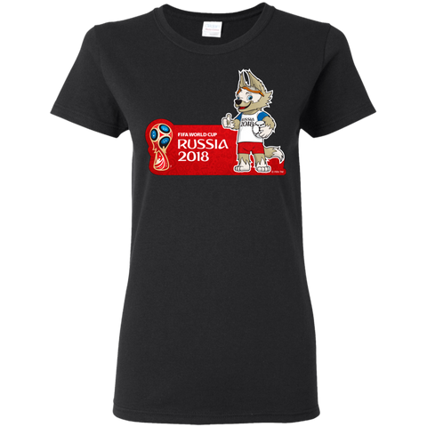 2018 FIFA World Cup Russia Women's T-Shirt Black / S T-Shirts - LiteBoy Store