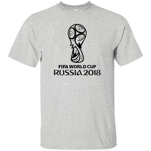 Russia World Cup 2018 Youth T-Shirt Ash / YXS T-Shirts - LiteBoy Store