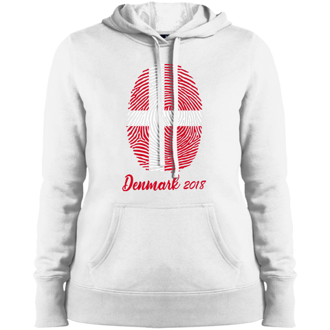 WORLD CUP - DENMARK 2018 Ladies' Hooded White / X-Small Sweatshirts - LiteBoy Store