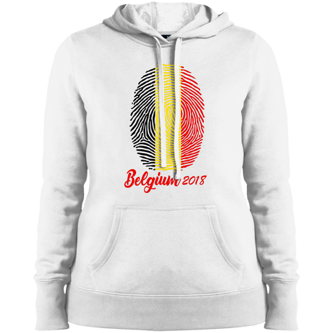 WORLD CUP - BELGIUM 2018 Ladies' Hooded White / X-Small Sweatshirts - LiteBoy Store