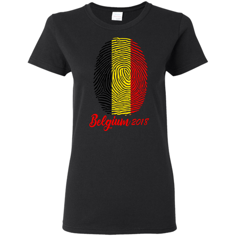 WORLD CUP - BELGIUM 2018 Women's T-Shirt Black / S T-Shirts - LiteBoy Store