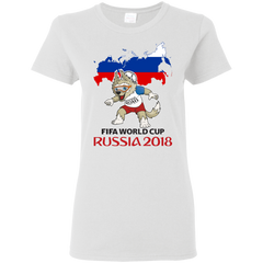 Russia World Cup 2018 Mascot Zabivaka Women's T-Shirt T-Shirts - LiteBoy Store