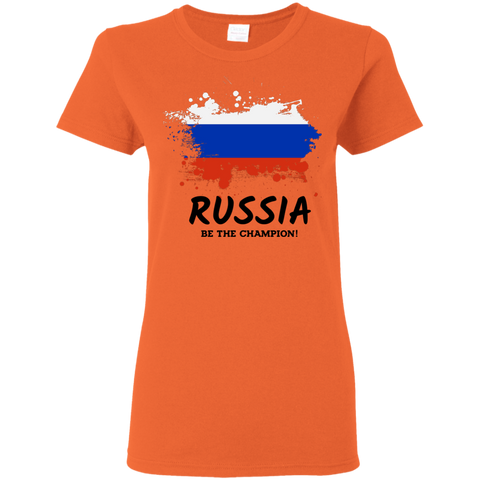 Fifa World Cup 2018 Russia Women's T-Shirt Orange / S T-Shirts - LiteBoy Store