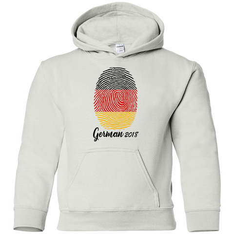WORLD CUP - GERMAN 2018 Youth Hoodie White / YS Sweatshirts - LiteBoy Store