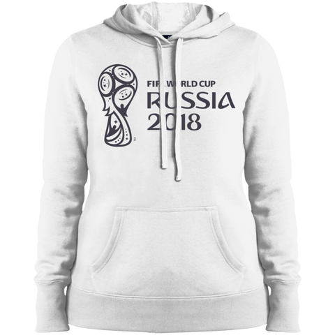 Russia World Cup 2018 Ladies' Hooded White / X-Small Sweatshirts - LiteBoy Store