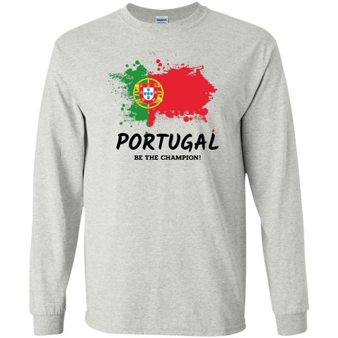 Fifa World Cup 2018 Portugal Long T-Shirt Ash / S T-Shirts - LiteBoy Store