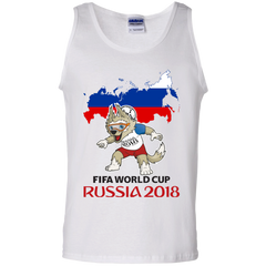 Russia World Cup 2018 Mascot Zabivaka Tank Top T-Shirts - LiteBoy Store