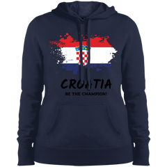 Fifa World Cup 2018 Croatia Ladies' Hooded Sweatshirts - LiteBoy Store