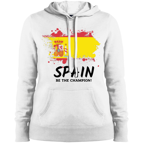 Fifa World Cup 2018 Spain Ladies' Hooded White / X-Small Sweatshirts - LiteBoy Store