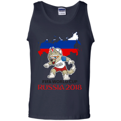 Russia World Cup 2018 Mascot Zabivaka Tank Top T-Shirts - LiteBoy Store