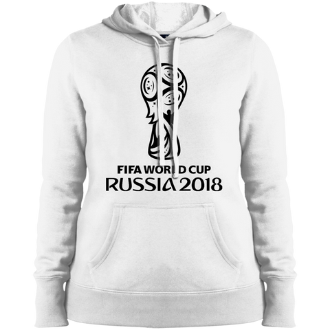 Russia World Cup 2018 Ladies' Hooded White / X-Small Sweatshirts - LiteBoy Store