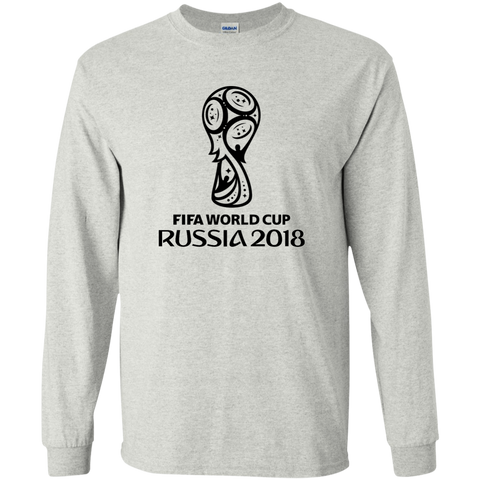 Russia World Cup 2018 Long T-Shirt Ash / S T-Shirts - LiteBoy Store