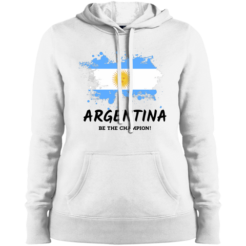 Fifa World Cup 2018 Argentina Ladies' Hooded White / X-Small Sweatshirts - LiteBoy Store