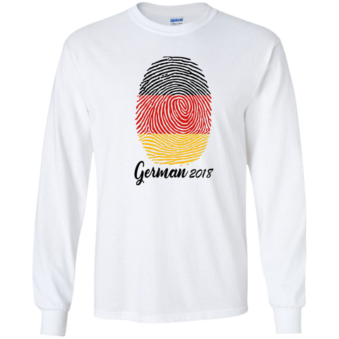 WORLD CUP - GERMAN 2018 Youth Long T-Shirt White / YS T-Shirts - LiteBoy Store