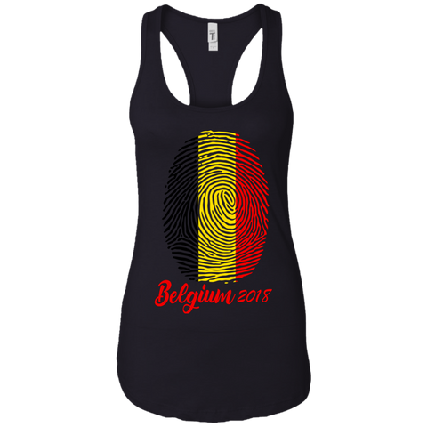 WORLD CUP - BELGIUM 2018 Racerback Tank Black / X-Small T-Shirts - LiteBoy Store