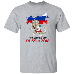 Russia World Cup 2018 Mascot Zabivaka Men T-Shirt