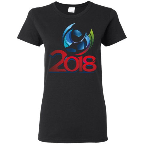 Fifa World Cup Russia 2018 Women's T-Shirt Black / S T-Shirts - LiteBoy Store