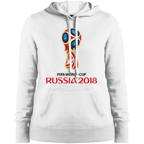 Fifa World Cup Russia 2018 Ladies' Hooded White / X-Small Sweatshirts - LiteBoy Store