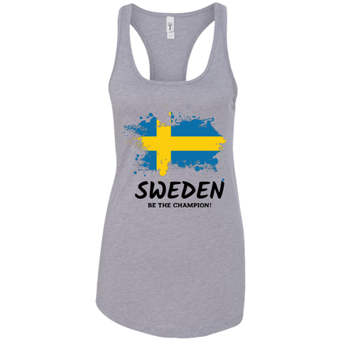 Fifa World Cup 2018 Sweden Racerback Tank Heather Grey / X-Small T-Shirts - LiteBoy Store