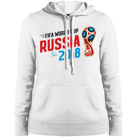 Fifa World Cup 2018 Ladies' Hooded White / X-Small Sweatshirts - LiteBoy Store