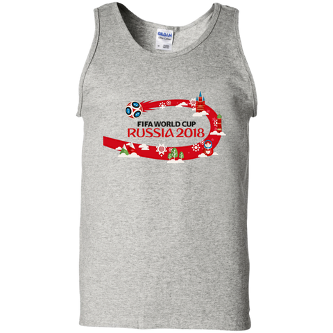 World Cup Russia 2018 Tank Top Ash / S T-Shirts - LiteBoy Store